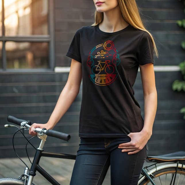 Retro Alafia Bike Trail Personalised Water Bottle T-Shirt (Creator Uploaded)