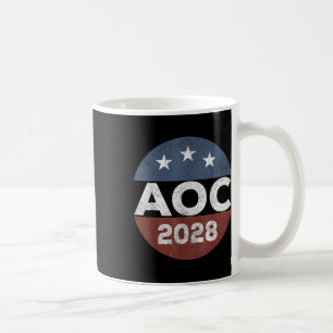 Retro Alexandria Ocasio Cortez Merch 2028 Uni-adul Coffee Mug