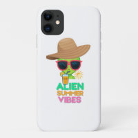 Retro Alien Summer Beach Vibes