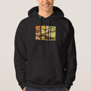 Retro Alligator Gator Art Cool Pet Crocodile Owne Hoodie