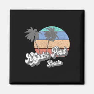 Retro Alligator Point Florida Fl Vintage Beach Sur Magnet