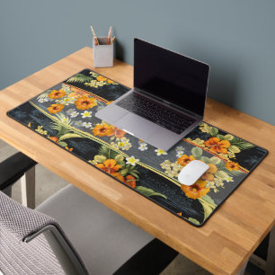 Retro Aloha Shirt and Hibiscus Desk Mat