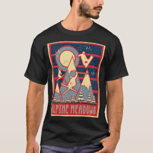 Retro Alpine Meadows Ski Adventure is Waiting T-Shirt