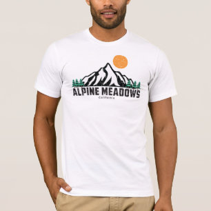 Retro Alpine Meadows Ski T-Shirt