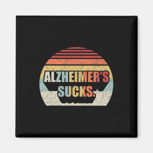 Retro Alzheimers Dementia Alzheimer Disease Awaren Magnet