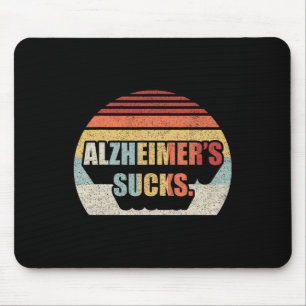 Retro Alzheimers Dementia Alzheimer Disease Awaren Mouse Pad
