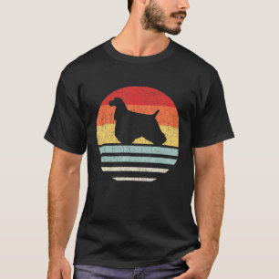 Retro American Cocker Spaniel Dog Mum Dad Cute Dog T-Shirt