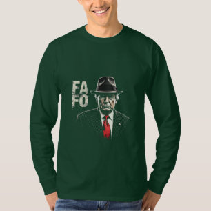 Retro American Donald Trump FAFO USA Flag Patriot T-Shirt