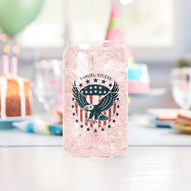 Retro American Eagle  Can Glass (Insitu (Birthday))