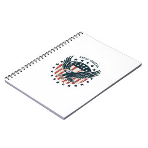 Retro American Eagle Notebook
