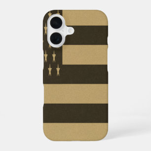 Retro American Flag iPhone 16 Case