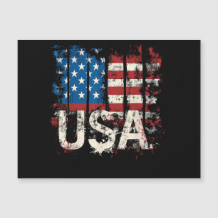 Retro American Flag USA 4th of July