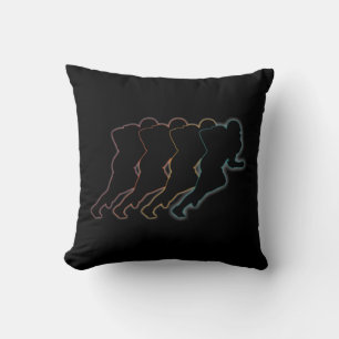 Retro American football Artwork Cushion