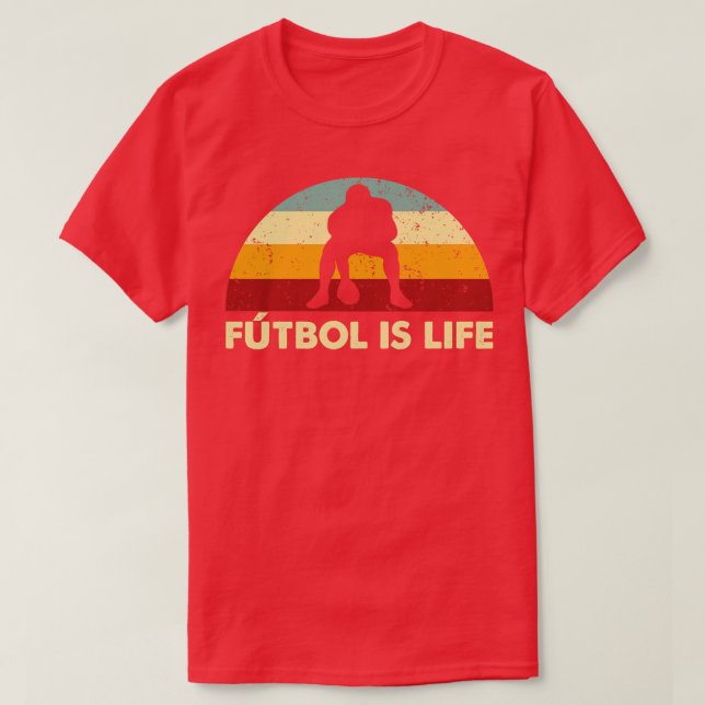 Retro American  Is Life T-Shirt (Design Front)