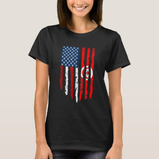 Retro American Tunisia Flag Men Women Patriotic T-Shirt