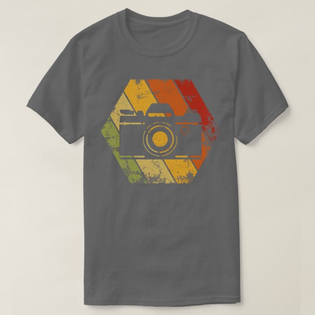 Retro Analogue Photography Vintage Icon T-Shirt (Design Front)