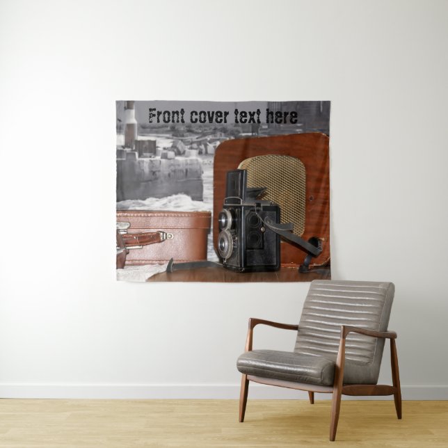 Retro analogue Video Camera Tapestry (In Situ (Horizontal))