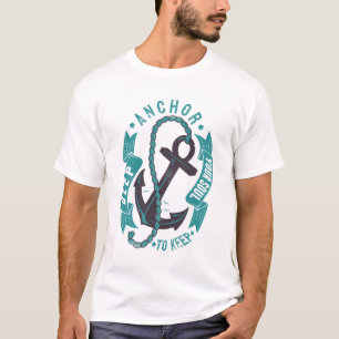 Retro Anchor Deep Your Soul to Keep Summer T-Shirt