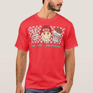 Retro and Chocolate Valentine Gift T-Shirt