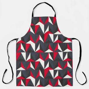 Retro and Vintage style with geometric shape,  ill Apron