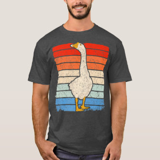 Retro Animal Goose Lover Farmer Farm Bird Goose  T-Shirt
