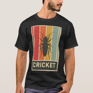 Retro Animal Insect Lovers Vintage Cricket T-Shirt