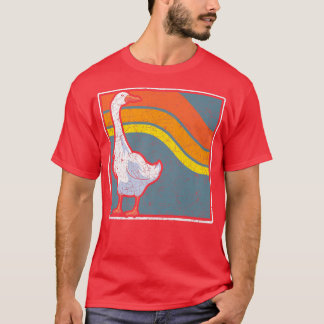 Retro Animal Lover Farm Bird Farmer Goose  T-Shirt