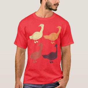 Retro Animal Lover Geese Farm Bird Farmer Goose T- T-Shirt