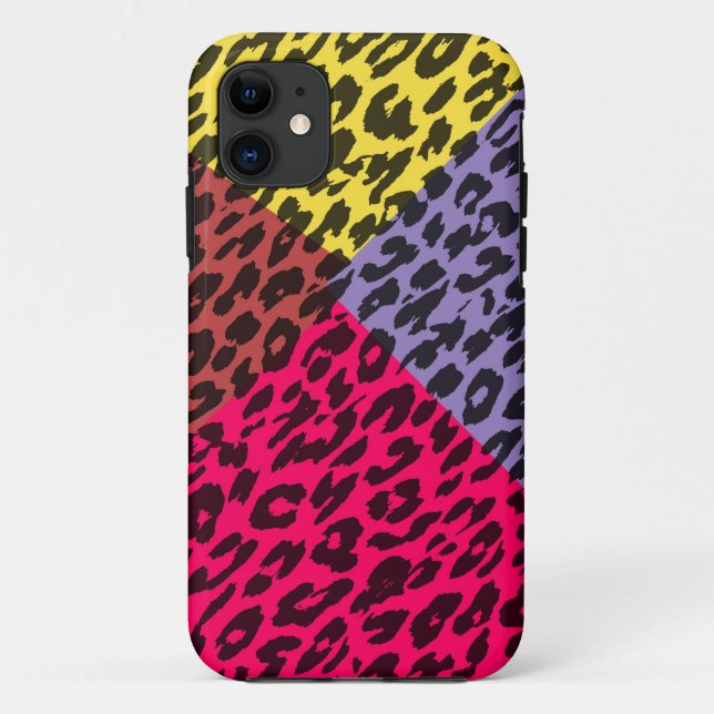 Retro animal print texture of leopard 2 Case-Mate iPhone case (Back)