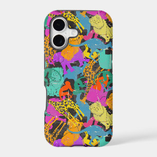 Retro Animal Silhouettes Pattern