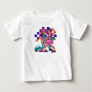 Retro Anime Duo Graphic Tee T-Shirt