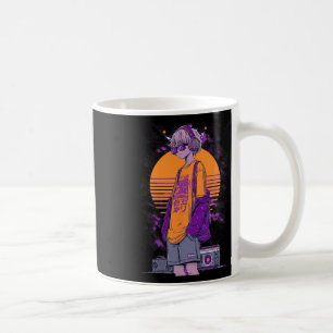 Retro Anime Gamer Boy Coffee Mug