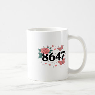 Retro Anti-trump Flower Art President Coffee Mug