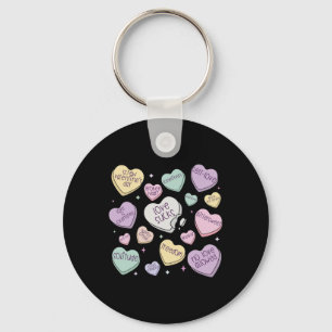 Retro Anti-valentine Candy Vintage Heart Love Suck Key Ring