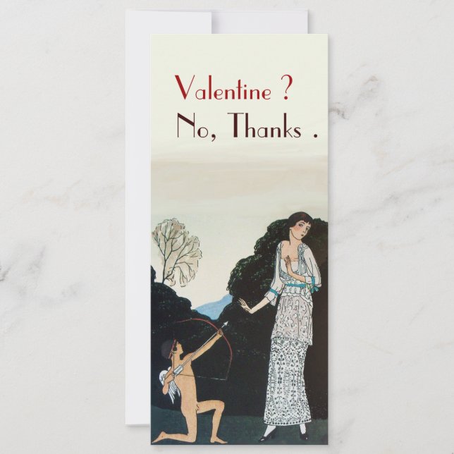 RETRO ANTI VALENTINE'S DAY PARTY WAX SEAL MONOGRAM INVITATION (Front)