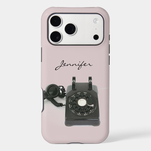 Retro Antique Phone iPhone / iPad case (Back)