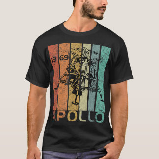 Retro Apollo 11 50th Anniversary Moon Landing 1969 T-Shirt