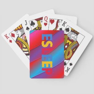 Retro Apparel Brand ESLEEP Playing Cards Deck