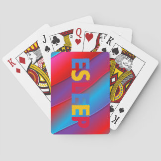 Retro Apparel Brand ESLEEP Playing Cards Deck