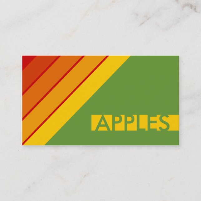 retro APPLES Business Card (Front)