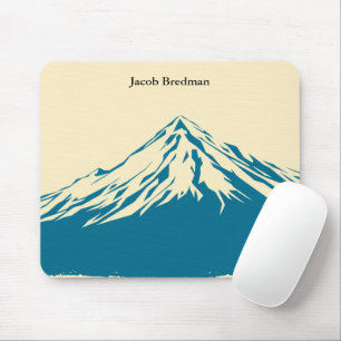 Retro Apres Ski Club Vintage Winter Mouse Pad