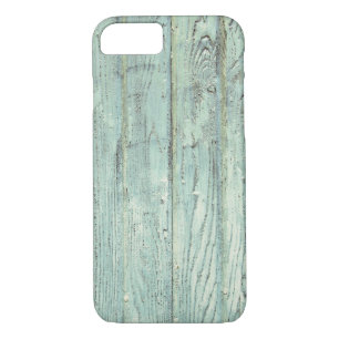 Retro Aqua Wood iPhone 8/7 Case