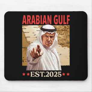 Retro Arabian Gulf Gulf Of Arabia Persian Gulf Fun Mouse Pad