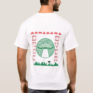 Retro Arcade Alien Invasion T-Shirt