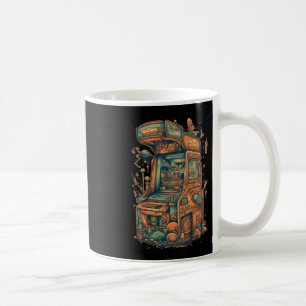 Retro Arcade Gamer Clic Gaming Arcade Machine Coffee Mug