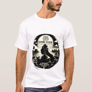 Retro Arcade Joystick Gamer T-Shirt Design