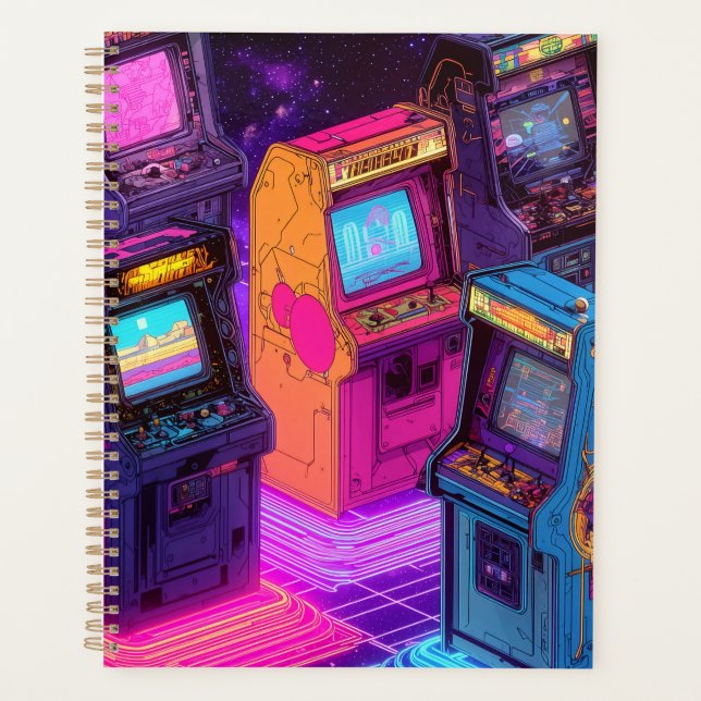 Retro Arcade Machines Planner (Front)