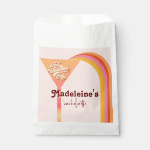 Retro Arch Vintage Sunset Abstract Bachelorette Favour Bag