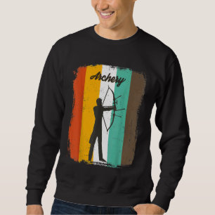 Retro Archer For Archery Lovers Sweatshirt