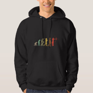 Retro Archery Evolution For Archers & Bowmen Hoodie